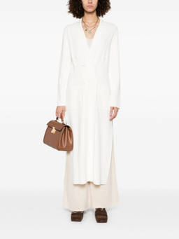 Parosh - White Double-Breasted Coat
