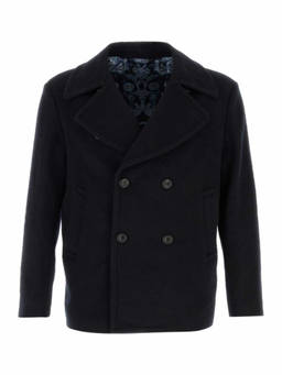 Etro - Dark Navy Wool Coat