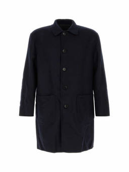 Etro - Navy Blue Reversible Coat