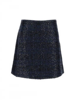 Rotate Birger Christensen - Dark Blue Midi Skirt