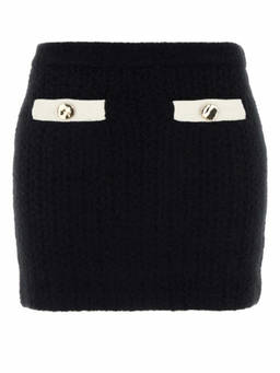 self-portrait - Black Mini Skirt