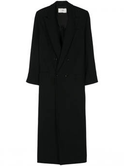 AMI Paris - Black Single Breasted Trench Coat