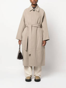 AMI Paris - Beige Beige Detachable Belt Coat