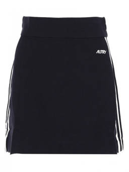 Autry - Blue Logo Mini Skirt