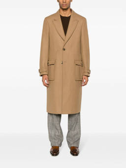 Etro - Beige Logo Long Coat