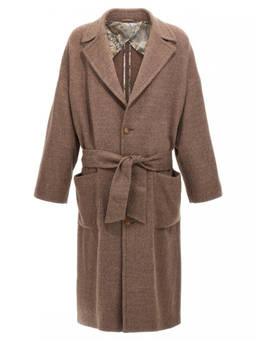 Etro - Beige Single-Breasted Coat