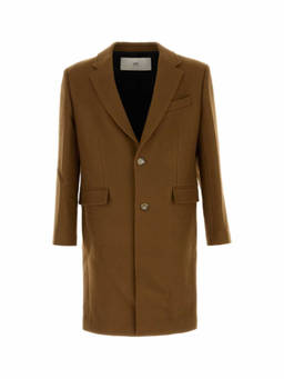 AMI Paris - Brown Single-Breasted Coat