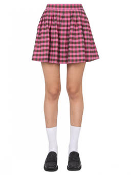 Kenzo - Pink Checks Mini Skirt