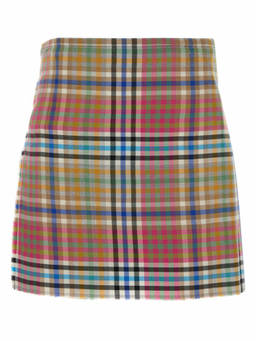 Vivienne Westwood - Multi-Color Plaid Mini Skirt