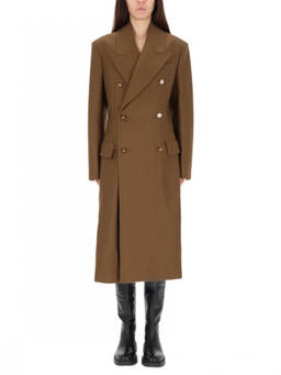Vivienne Westwood - Beige Peaked Lapel Trench Coat