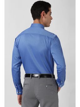 Peter England - Men Blue Formal Shirt