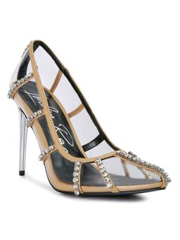 London Rag - Embellished Beige Pumps