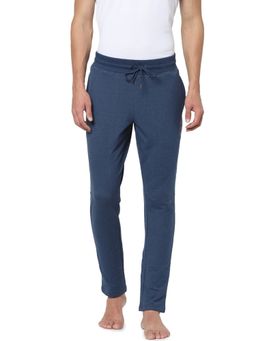 Jack & Jones - Men Printed Blue Trackpant