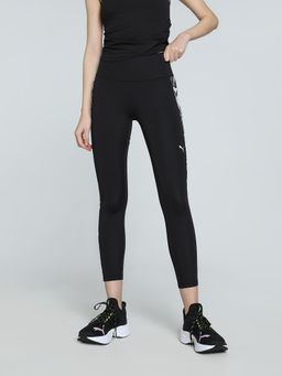 Puma - TROPICAL AOP HW 7/8 Womens Black Tights