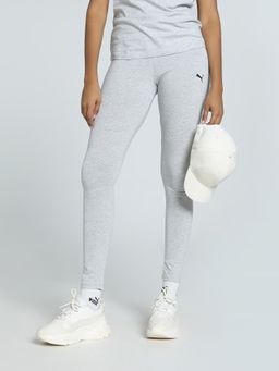 Puma - Ankle Length Cotton Blended Grey Tights