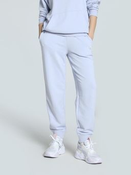 Puma - ESS No. 1 Logo Womens Purple Joggers