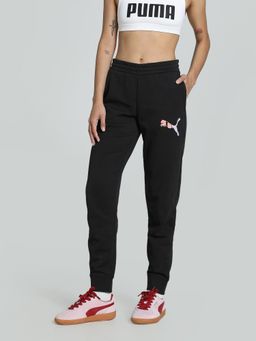 Puma - LOGO LAB Womens Black Joggers