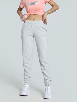 Puma - LOGO LAB Womens Grey Joggers