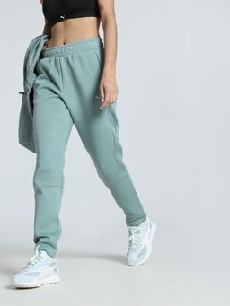Puma - EVOSTRIPE Womens Green Trackpants