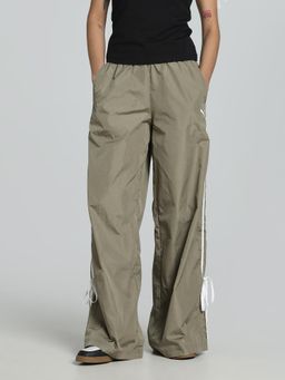 Puma - MODERN DELIGHT Womens Olive Trackpants