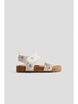 H&M - Unisex White Ankle Strap Sandals