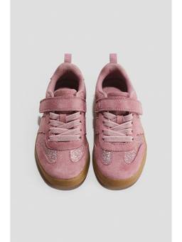 H&M - Girls Pink Retro-Style Trainers Shoes