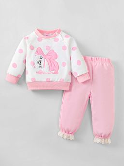 Hopscotch - Pink Sweatshirt & Joggers