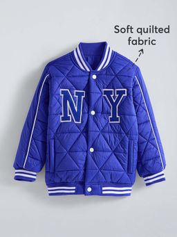 Hopscotch - Blue Patch Work Jacket