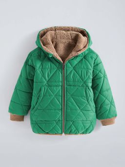 Hopscotch - Green Reversible Colorblock Jacket