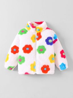 Hopscotch - White Floral Jacket