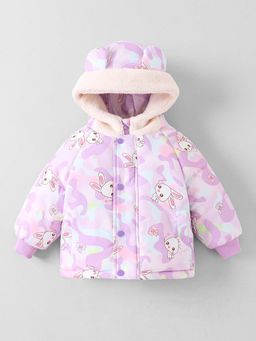Hopscotch - Multi-Color Bunny Hooded Jacket