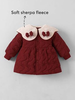 Hopscotch - Burgundy Quilted Jacket