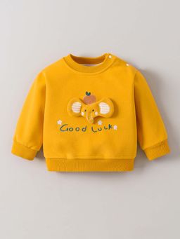 Hopscotch - Yellow Elephant Sweatshirt