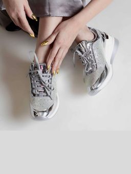 VANSON - Twinkle Kick Party Siver Sneakers