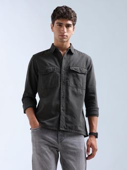 Flying Machine - Black Slim Fit Originals Shirt