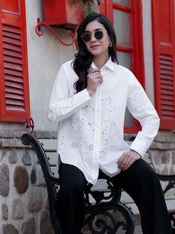 PEPPINOS - White Full Sleeve Shirt