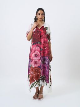 ETAR - White Bouquet Dress