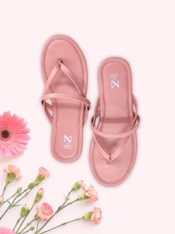 The Madras Trunk - Pink Mystique Slip On Flats