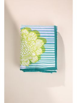 Freedom Tree - Tulukka Screen Printed Cotton Cambric and Flannel Dohar - Queen