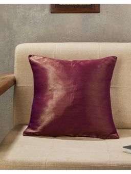Fabindia - Pink Jalsa Maheshwari Woven Cotton Silk Cushion Cover (16X16 Inches)