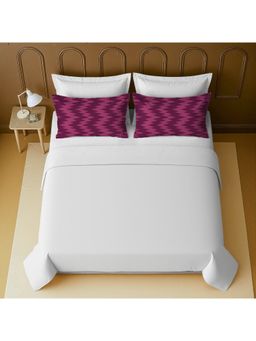 Mayfair Homes London - 100% Luxury Cotton Super King Bedsheet With 2 Printed Pillow Covers Red