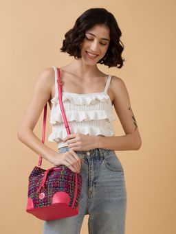Caprese - Women Pink Harmonee Sling Bag (M)