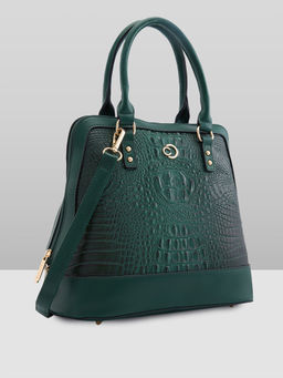 Caprese - Women Green Felix Dome Satchel Bag (M)