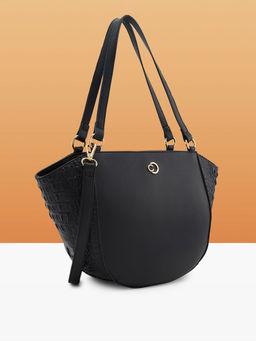 Caprese - Women Black Felix Satchel Bag (L)
