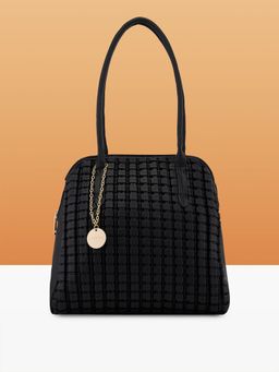 Caprese - Women Black Havana Satchel Bag (L)