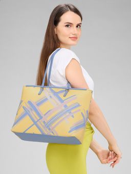Caprese - Women Yellow Renee Tote Bag (L)