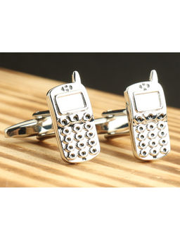 Alvaro Castagnino - Silver Coloured Fun Cufflink for Men