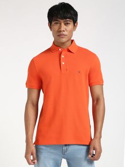 Tommy Hilfiger - Mens Orange Polo T-Shirt