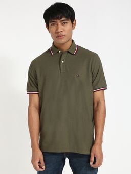 Tommy Hilfiger - Mens Green Polo T-Shirt