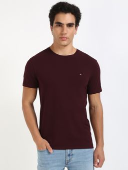 Tommy Hilfiger - Mens Maroon T-Shirt